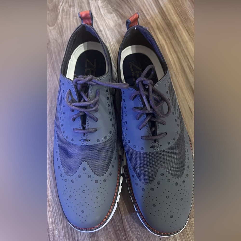 Cole Haan Men's Gray Oxford Shoes